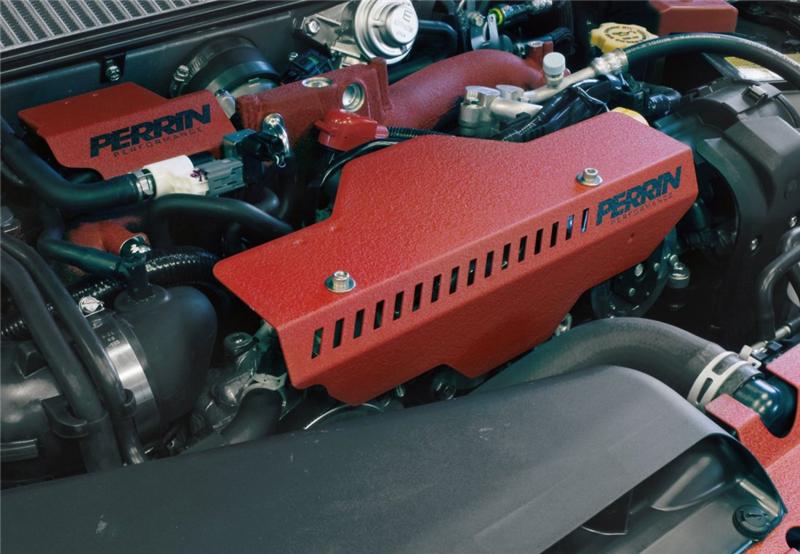 PERRIN 02-14 Subaru WRX / 04-21 STI / 08-11 Impreza Pulley Cover - Red