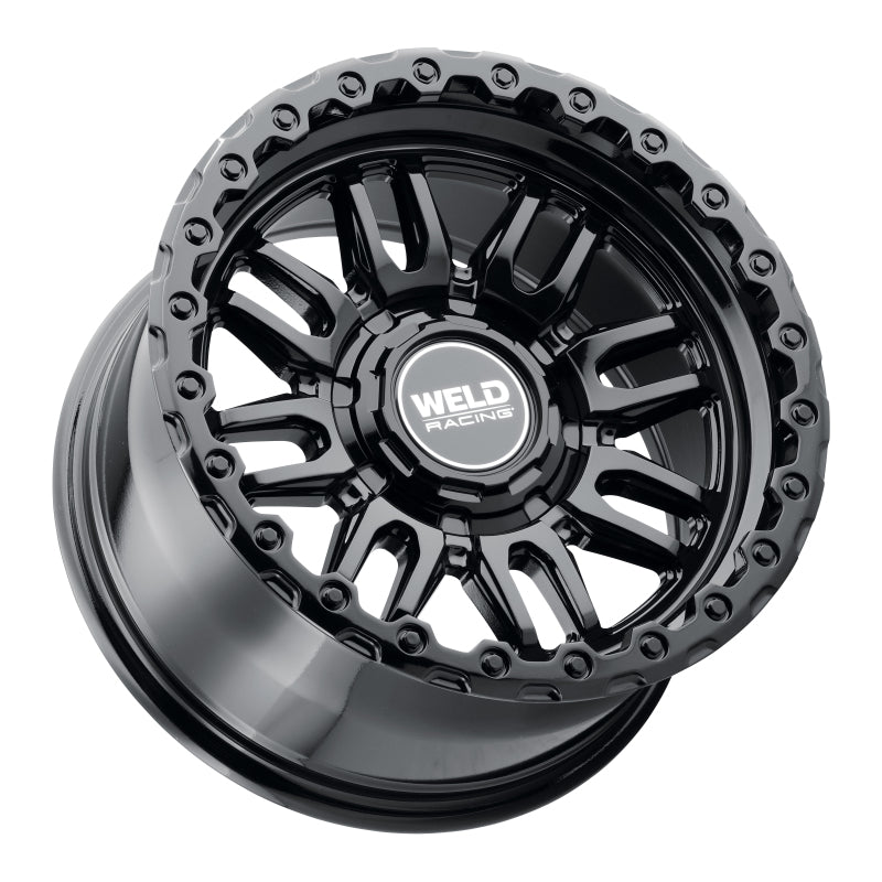 Weld Off-Road Swift 17x9in - 5x114.3 / 5x127 BP - ET-12 - 78.1mm CB - Gloss Black Wheel &amp; Ring