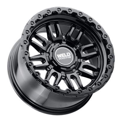 Weld Off-Road Swift 17x9in - 5x114.3 / 5x127 BP - ET-12 - 78.1mm CB - Gloss Black Wheel &amp; Ring