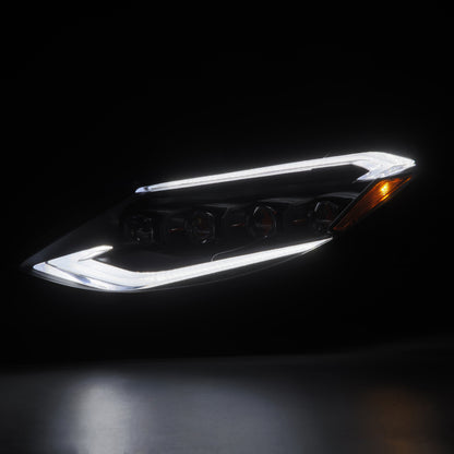 AlphaRex 23-24 Nissan Z NOVA-Series LED Projector Headlights Alpha-Blk w/Activation Light &amp; Seq.Sig