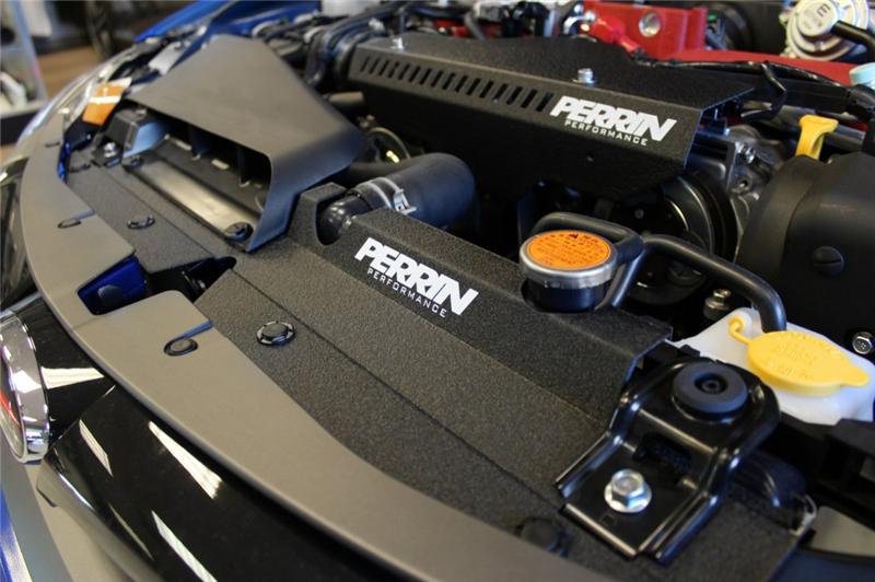 PERRIN 08-14 Subaru WRX &amp; STI / 08-11 Impreza Radiator Shroud - Black