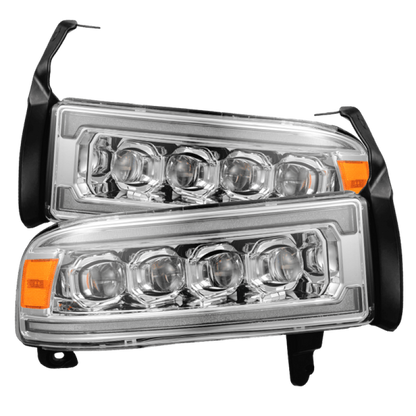 AlphaRex 880351 NOVA-Series LED Headlights Chrome 1994-2002 Ram 1500/2500/3500