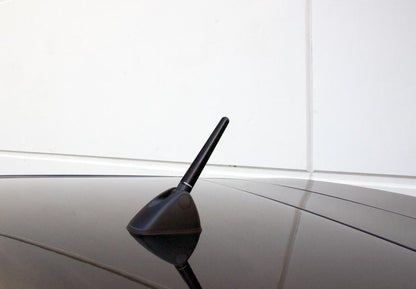 PERRIN 08-14 Subaru WRX/STI &amp; 09-14 Forester Shorty Antenna w/OEM Pivoting Base - 3in. Mast