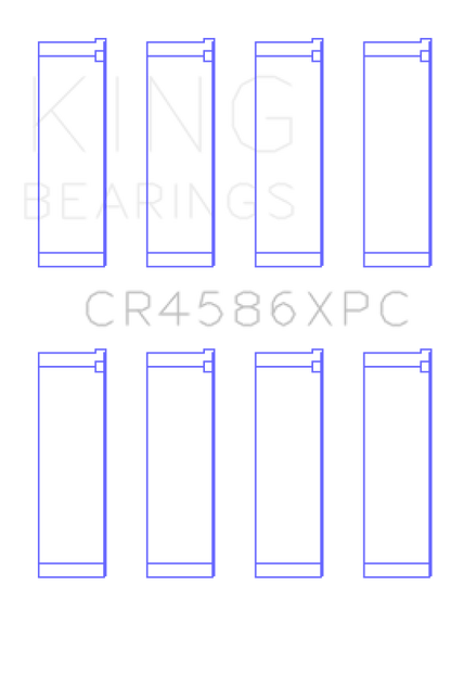 King Engine Bearings Mitsubishi 4B11T (Size .026) Coated Performance Rod Bearing Set