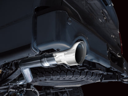 AWE Tuning 2021+ Ford F150 Tremor w/ Bumper Cutouts 0FG Non-Resonated Catback w/ Chrome Silver Tips