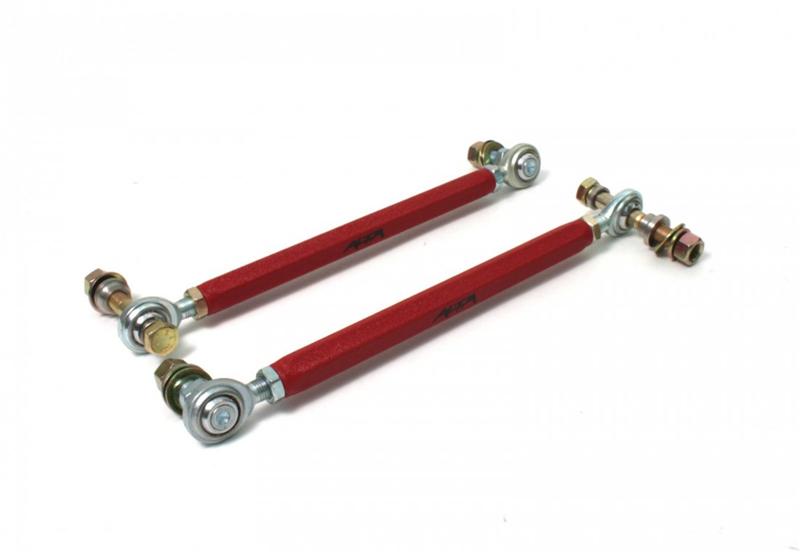 ALTA 02-12 Mini Cooper/S/JCW (Incl. 05-12 Convertible) &amp; 09-12 Clubman Rear Endlinks Adj. Pair - Red