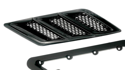 Roush 422326 Fender Vent Heat Extractors Gloss Black for 2015-23 Ford Mustang