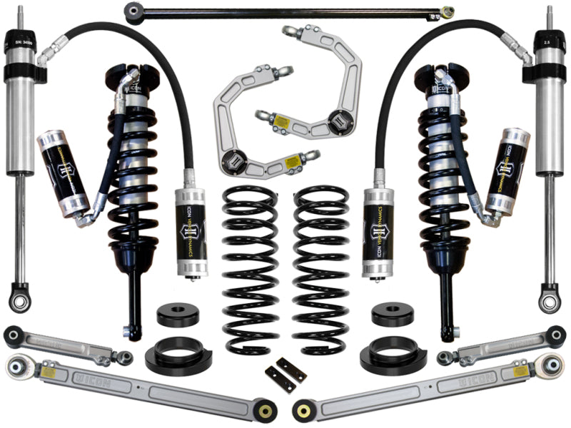 ICON 03-09 Lexus GX470 0-3.5in Stage 6 Suspension System - Billet UCA
