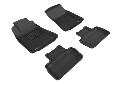 3D MAXpider L1LX00601509 Kagu Black Floor Liners for 2006-2013 Lexus IS250/350