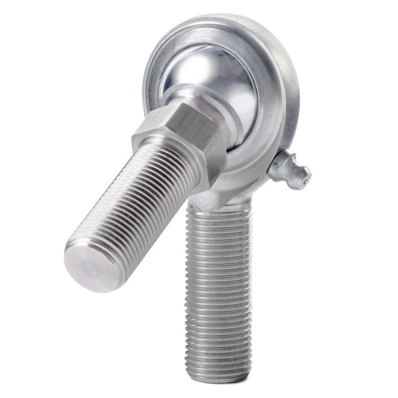 QA1 C Series 2-Pc Rod End - Male/Right Hand - .375in Bore x 1/2-20 w/Stud &amp; Zerk - Carbon Steel