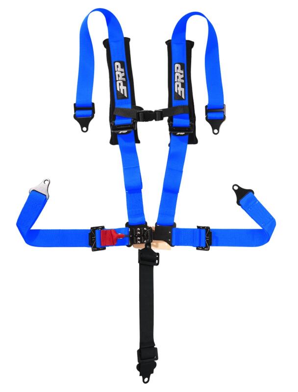 PRP 5.2 Sewn In Harness Latch and Link- Blue - Close Up