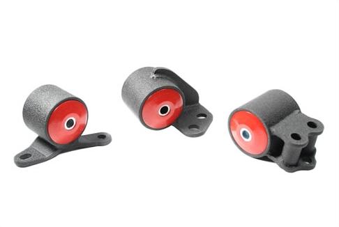 Innovative 02-05 Civic K-Series Black Steel Mounts 85A Bushings (Not K24 Trans)
