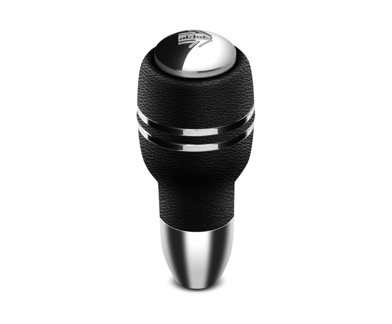 Momo Automatico AUTOBK1 for Shift Knob - Black Leather Chrome Insert