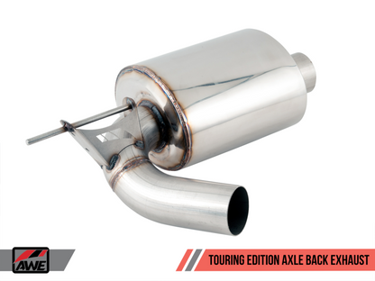 AWE 3010-32032 Tuning for BMW F3X 340i Touring A/B Exhaust-Silver Tips (90mm)