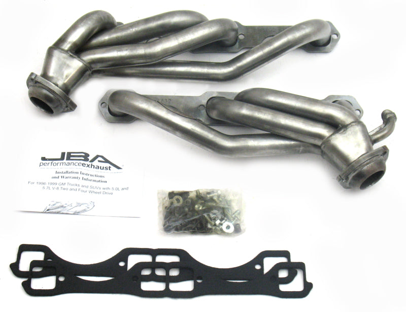 JBA 1832S for 96-00 GM Truck 5.0L/5.7L SBC W/o A.I.R. 1-1/2in Primary Raw 409SS