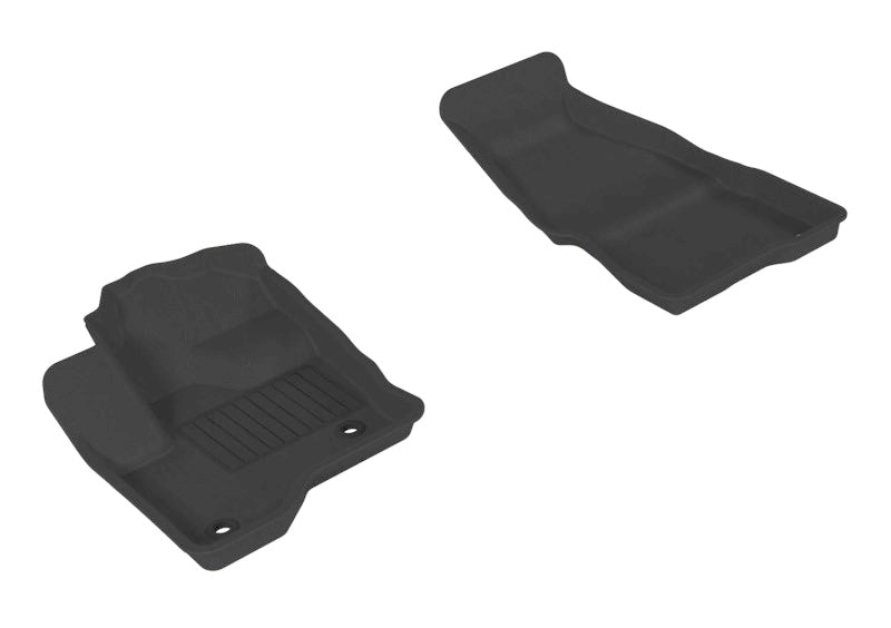 3D MAXpider L1FR02111509 for 2009-2019 Ford Flex Kagu Front Row Floormat - Black
