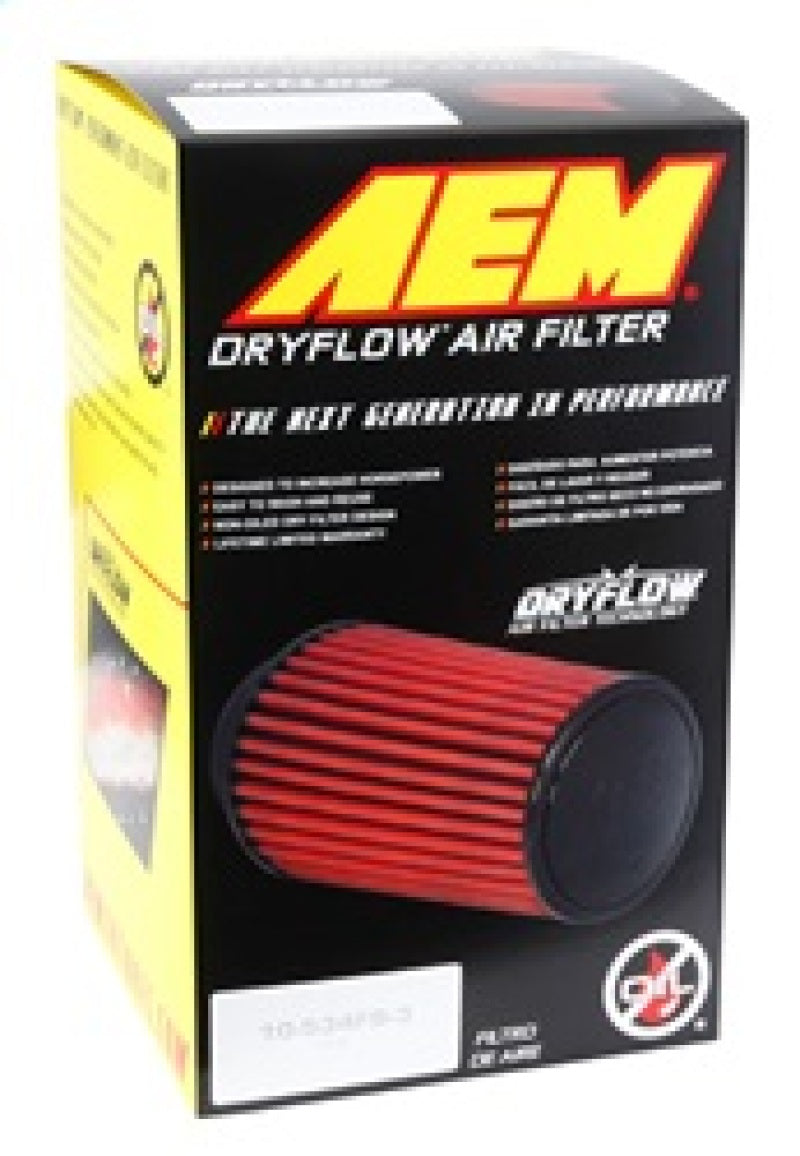 AEM 21-2059DK for 4 Inch X 9 Inch Dryflow Element Filter Replacement