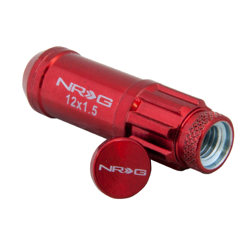 NRG 700 LN-LS700RD-21 for Series M12 X 1.5 Steel Lug Nut w/Dust Cap Cover Set