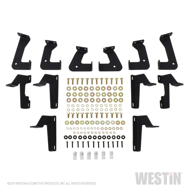 Westin 18-20 56-14065 for Jeep Wrangler JL Unlimited 4DR HDX Drop Nerf Step Bars-Textured Black