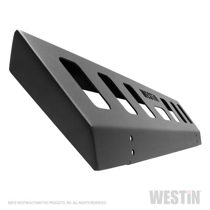 Westin 18-19 59-80095 for Jeep Wrangler JL Front Bumper Skid Plate-Textured Black Fit