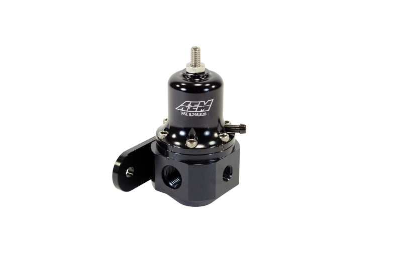 AEM 25-305BK High Capacity Universal Black Adjustable Fuel Pressure Regulator