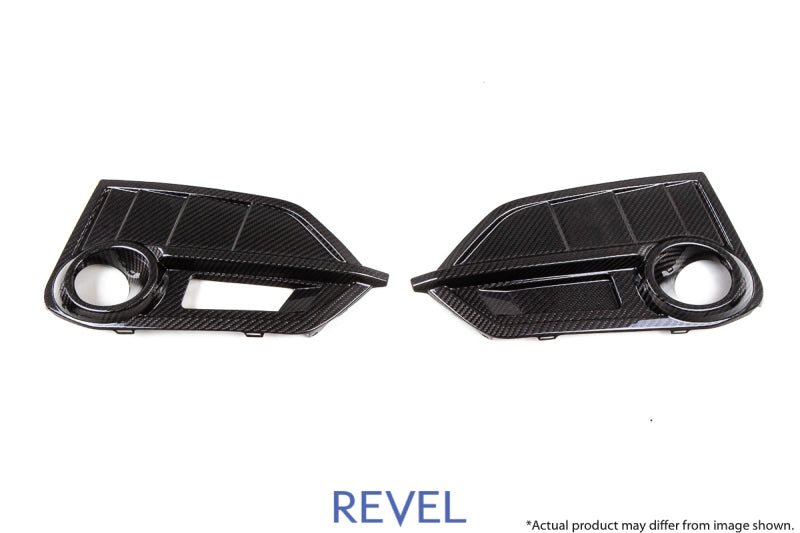 Revel 1TR4GT0AH13 for Carbon Front Fog Light Covers 17-18 Honda Civic Type-R