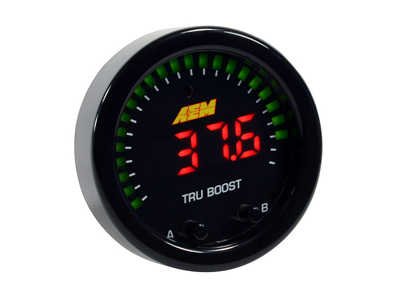 AEM 30-0352 for X-Series Tru-Boost Controller Gauge w/Control Solenoid 80PSIg