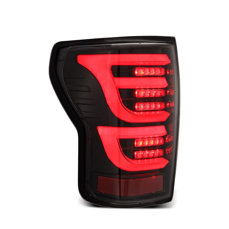 AlphaRex 07-13 670040 for Toyota Tundra LUXX-Series LED Tail Lights Alpha-Black