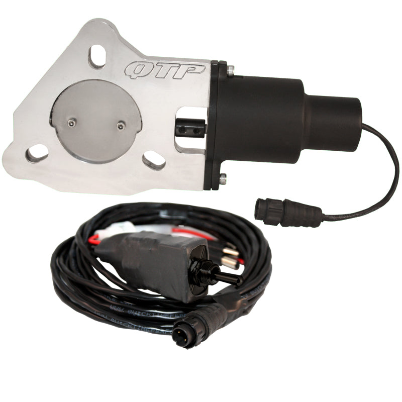 QTP 2.25in QTEC225 for Bolt-On QTEC Electric Cutout Valve - Single