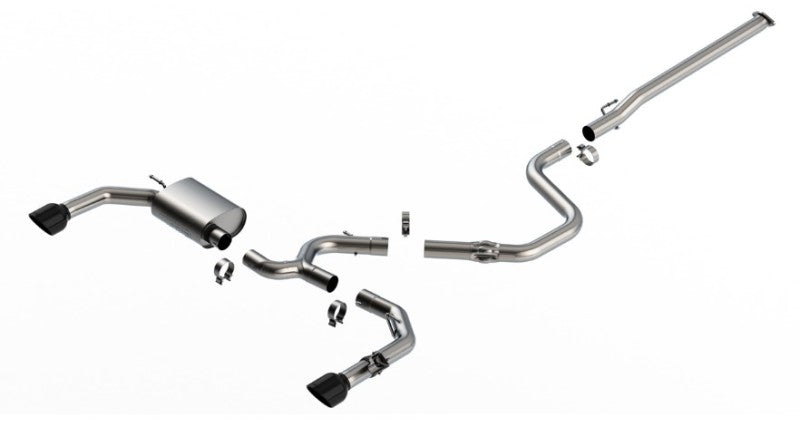 Borla 140925BC ATAK Catback Exhaust System for 22-24 Hyundai Elantra N 2.0 TURBO