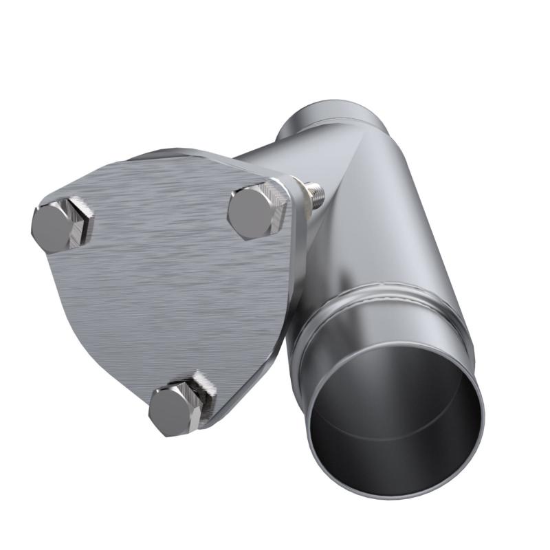 QTP 2.25in 10225 for Weld-On QTEC Exhaust Cutout Y-Pipe