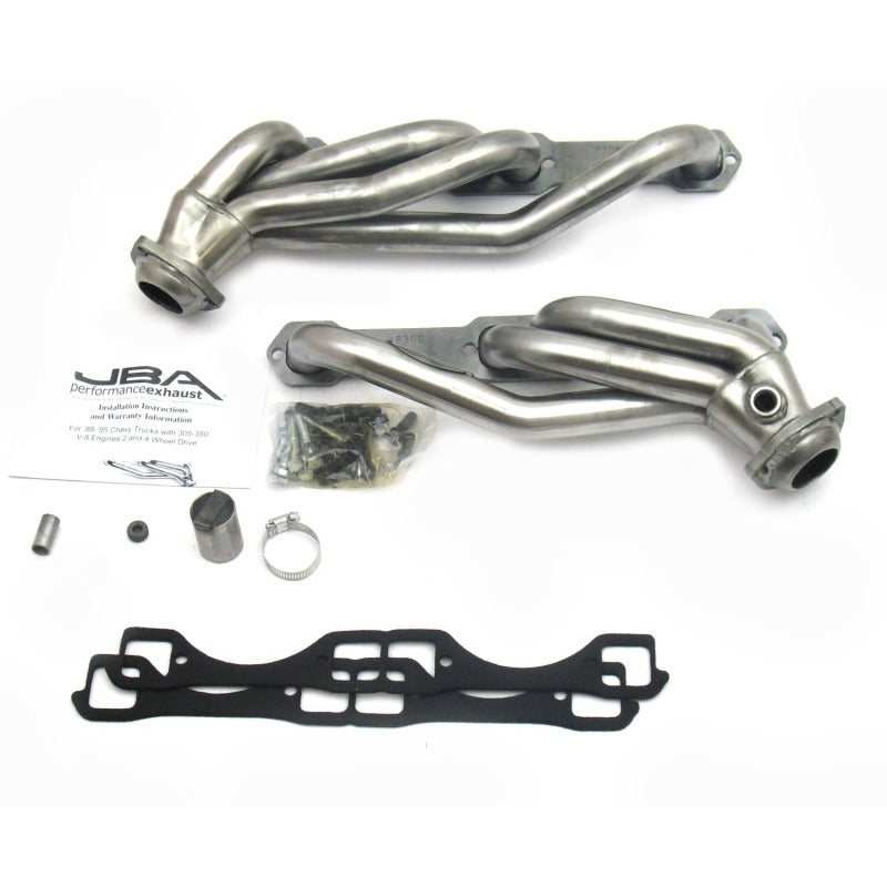 JBA 1830S for 92-95 Chevy Blazer 5.0L/5.7L W/o A.I.R. 1-1/2in Primary Raw 409SS