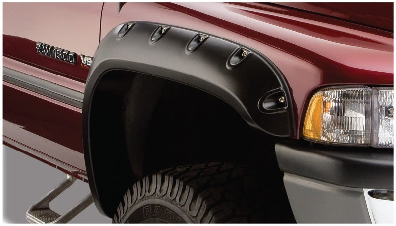 Bushwacker 02-08 50017-02 for Dodge Ram 1500 Pocket Style Flares 2pc-Black