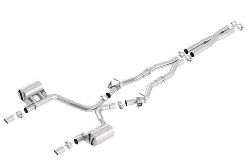 Borla 140723 ATAK Catback Stainless Exhaust for 17-23 Dodge Charger R/T V8 w/MDS