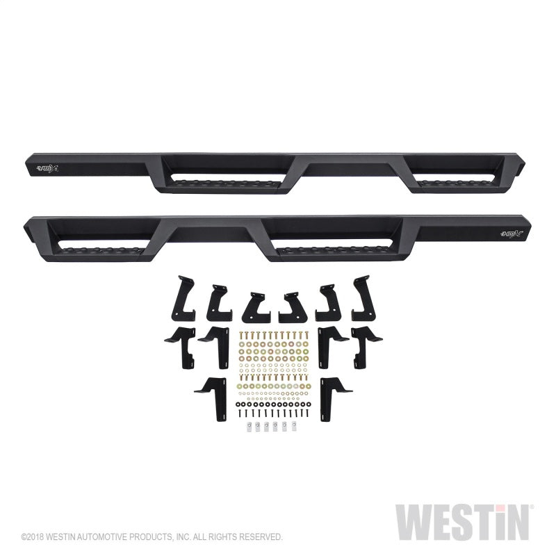 Westin 18-20 56-14065 for Jeep Wrangler JL Unlimited 4DR HDX Drop Nerf Step Bars-Textured Black