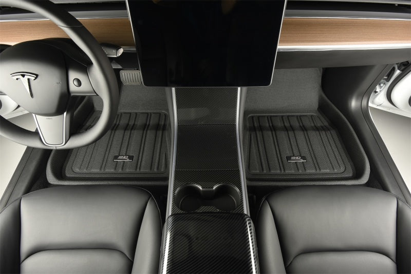 3D MAXpider L1TL02611509 for 18-22 Tesla Model 3 Kagu Front Row Floormat-Black