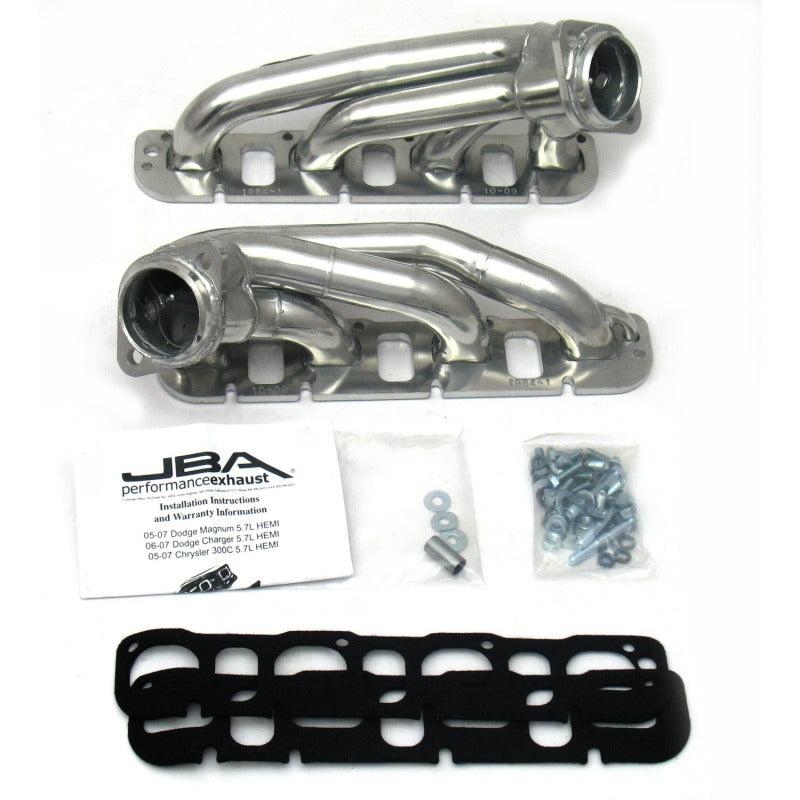 JBA 09-20 1964S-1JS for Chrysler 5.7L HEMI 1-3/4in Primary Silver Ctd Cat4Ward Header