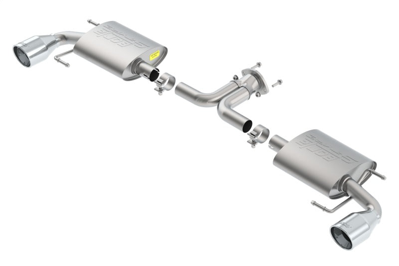 Borla 11918 Axle-Back Exhaust System S-Type for 14-18 Mazda 3 2.0/2.5L Hatchback