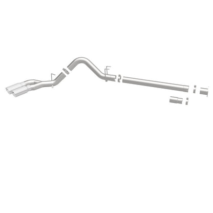 MagnaFlow 08-17 17873 for Ford F-250/F-350/F-450 4.6L/6.7 DPF-Back SS 4in Dual Single Passenger Coils