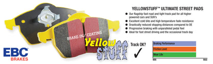 EBC 01-07 DP41118R for BMW M3 3.2 (E46) Yellowstuff Rear Brake Pads