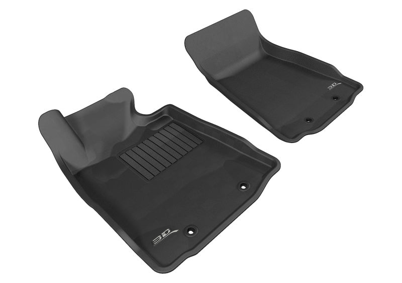 3D MAXpider L1NS03811509 for 2009-2019 Nissan 370Z Front Row Floormat - Black