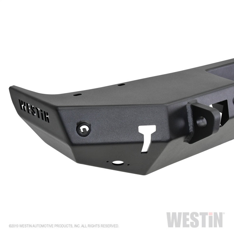 Westin 18-19 59-82045 for Jeep Wrangler JL WJ2 Rear Bumper w/ Sensors (Excl. Wrangler JK)-Textu 42560