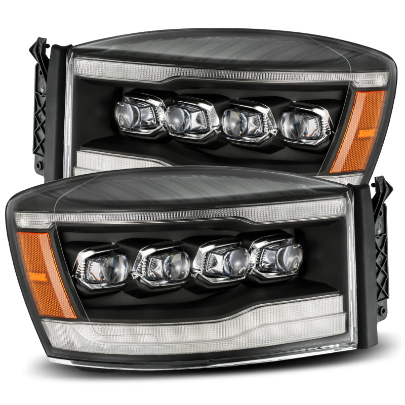 AlphaRex 880536 for 06-08 Dodge Ram 1500HD LED Headlights Seq Signal/DRL/Amber