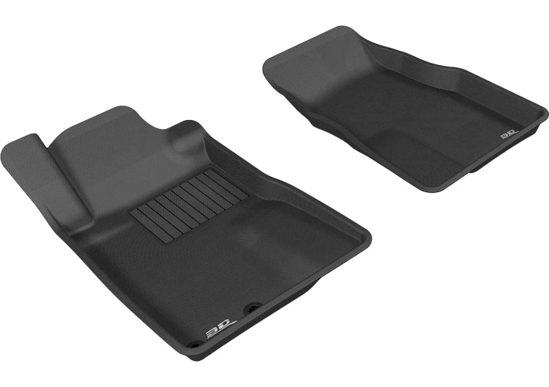 3D MAXpider L1FR06511509 for 2005-2009 Ford Mustang Kagu 1st Row Floormat-Black