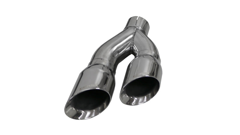 CORSA 14031 3&quot; Inlet, Dual Twin Side Swept 4&quot; Pro Series Exhaust Tip Polished