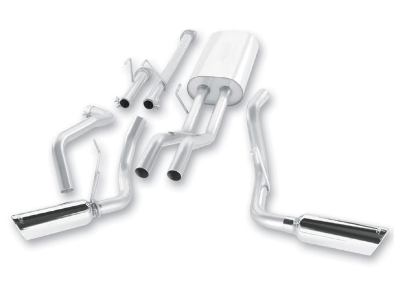 Borla 140332 Stainless Dual Exhaust System Kit for 09-21 Toyota Tundra 4.6L/5.7L