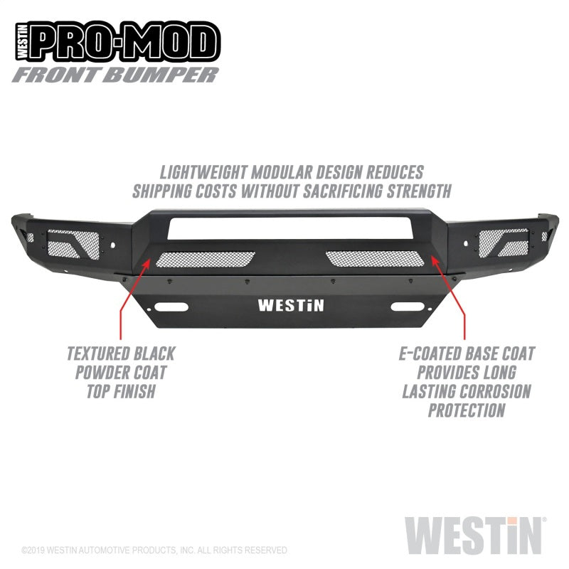 Westin 16-19 58-41005 for Chevy/GMC Silverado/Sierra 1500 Pro-Mod Front Bumper