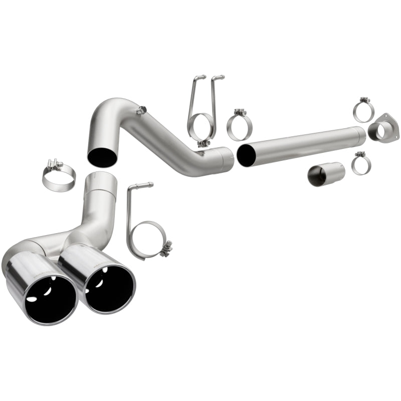 MagnaFlow 08-17 17873 for Ford F-250/F-350/F-450 4.6L/6.7 DPF-Back SS 4in Dual Single Passenger Coils