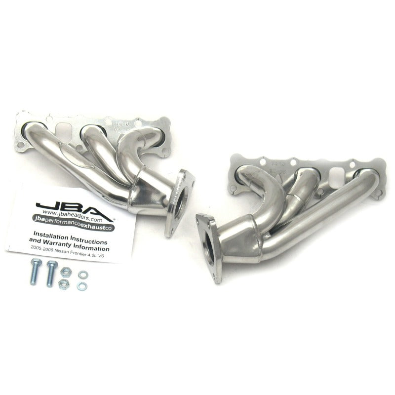 JBA 1410SJS for 04-15 Nissan 4.0L V6 1-5/8in Primary Silver Ctd Cat4Ward Header