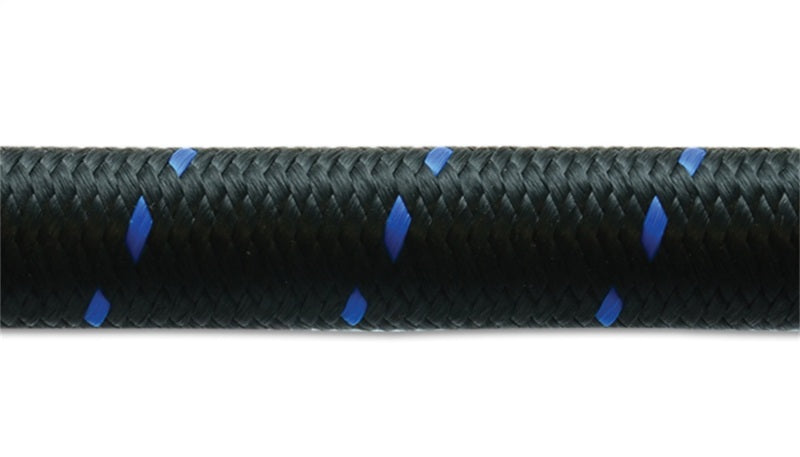 Vibrant -10 11990B for AN Two-Tone Black/Blue Nylon Braided Flex Hose (5 foot roll) Trucks